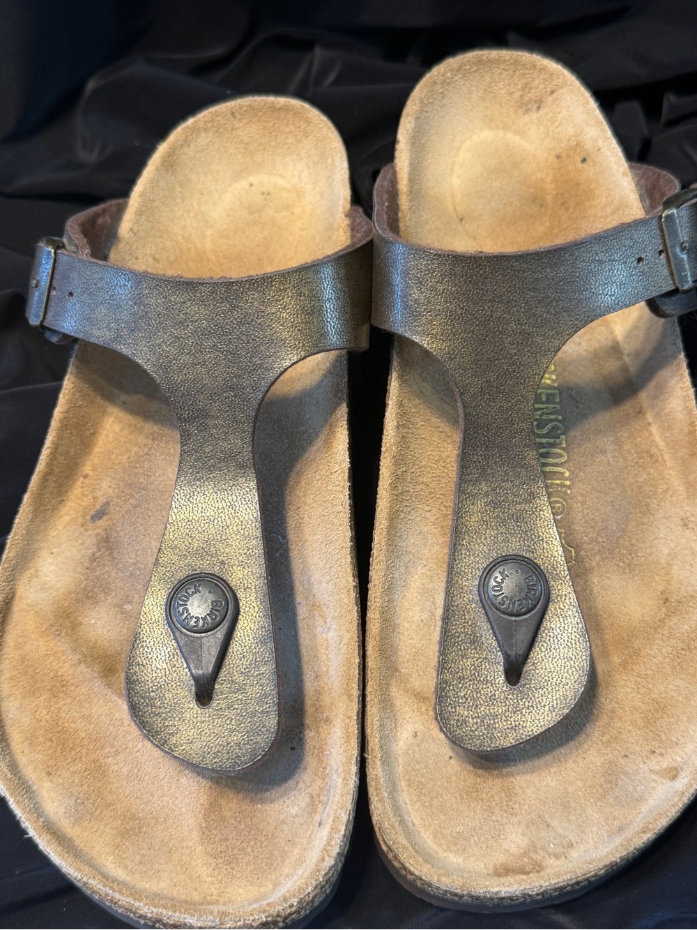 Birkenstock Gizeh Thong Sandals Copper Brown Womens 6 EU 37 - Picture 8 of 10